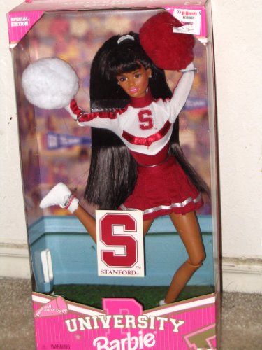 バービー バービー人形 University Barbie Stanford University Cheerleader Doll African American 1996