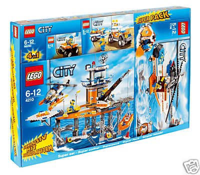 レゴ Lego 66290 Coast Guard Value Pack [4210+7736+7737+7738]