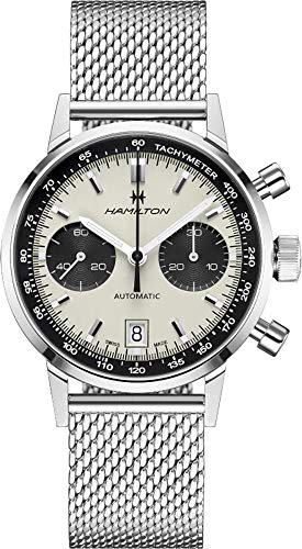 腕時計 ハミルトン メンズ Hamilton American Classic Chronograph Automatic White Dial Men's Watch H38
