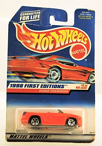 ホットウィール マテル ミニカー Hot Wheels - 1998 First Editions - Dodge Sidewinder - Neon Orange