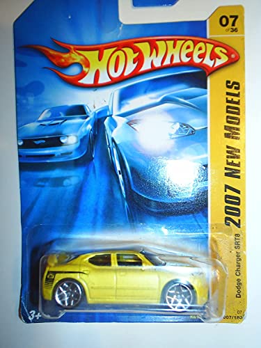ホットウィール Hot Wheels ダッジ・チャージャー SRT8 2007ニューモデル 07/36 007/180 イエロー Dodge Charg