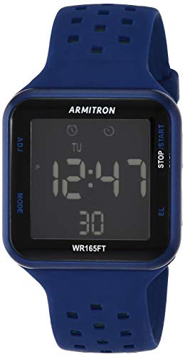 腕時計 アーミトロン メンズ Armitron Sport Unisex 40/8417BLU Grey Accented Digital Chronograph Blue