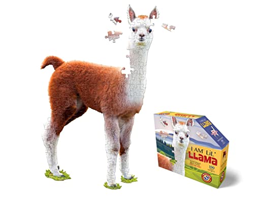 ジグソーパズル 海外製 アメリカ Madd Capp Puzzles Jr. - I AM Lil' Llama - 100 Pieces - Animal S