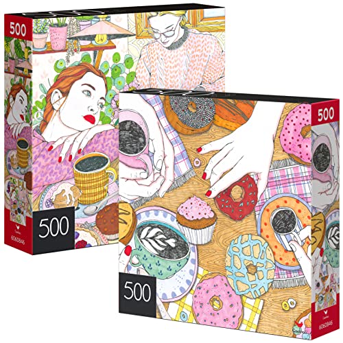 ジグソーパズル 海外製 アメリカ Spin Master Games 2-Pack of 500-Piece Jigsaw Puzzles, Dreaming Gi