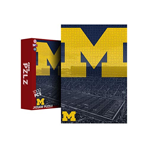ジグソーパズル 海外製 アメリカ FOCO Michigan Wolverines NCAA Michigan Stadium 1000 Piece Jigsaw