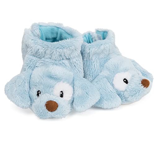 ガンド GUND ぬいぐるみ GUND Baby GUND Spunky Puppy Rattle Booties Plush Baby Infant Shoes, Blue, One S