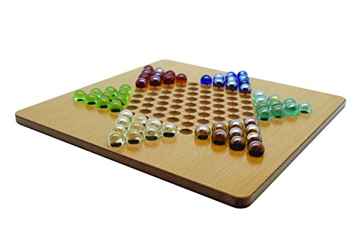 ボードゲーム 英語 アメリカ TCG Toys Solid Wood Chinese Checkers, 10