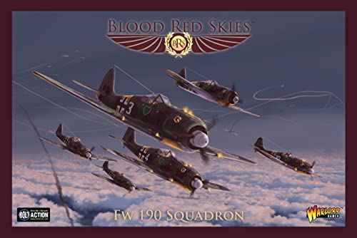 ボードゲーム 英語 アメリカ Blood Red Skies German Fw 190 Squadron 1:200 WWII Mass Air Combat War G