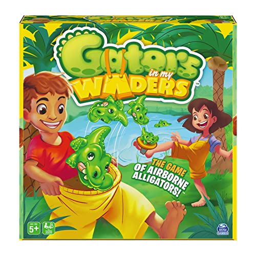 ボードゲーム 英語 アメリカ Spin Master Gators in My Waders, Physical Activity Game, for Families a