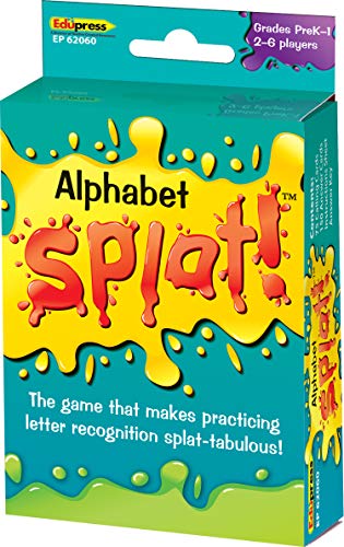 ボードゲーム 英語 アメリカ Teacher Created Resources Alphabet Splat Game 6 5/8 x 3 5/8 x 1 1/4