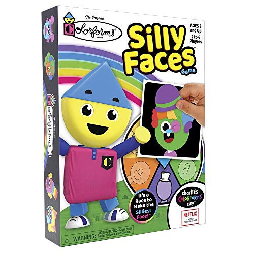 ボードゲーム 英語 アメリカ Colorforms ? Silly Faces Game ? Family Fun with Classic Activity