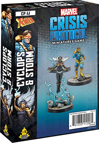 ボードゲーム 英語 アメリカ Fantasy Flight Games Marvel: Crisis Protocol Cyclops and Storm Characte