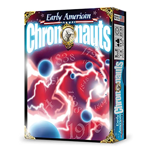 ボードゲーム 英語 アメリカ Looney Labs Early American Chrononauts Card Game - Travel Through Time