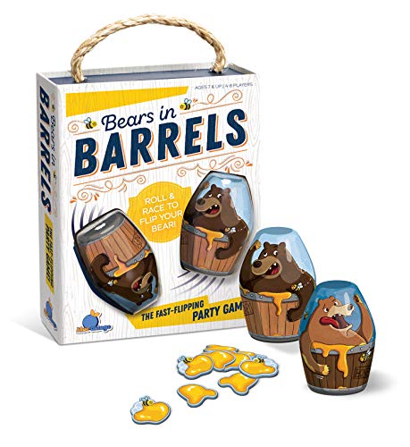 ボードゲーム 英語 アメリカ Bears in Barrels Fun Dexterity Party Game for All Ages by Blue Orange G