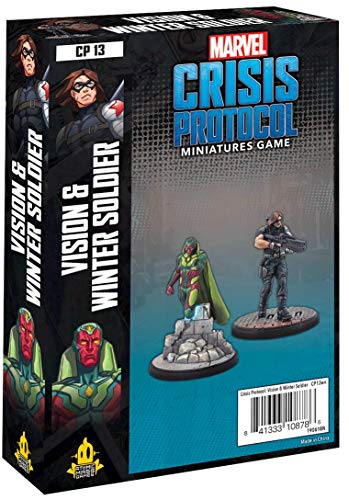 ボードゲーム 英語 アメリカ Atomic Mass Marvel Crisis Protocol: Vision & Winter Soldier Chara, Mult