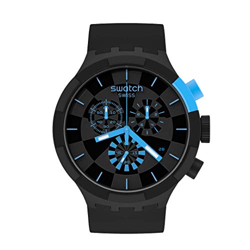 腕時計 スウォッチ レディース Swatch CHECKPOINT BLUE Unisex Watch (Model: SB02B401)