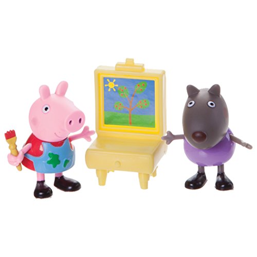 Peppa Pig ペッパピッグ アメリカ直輸入 Peppa Pig Peppa & Danny Dog Painting Action Figure