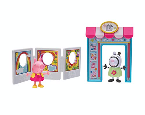 Peppa Pig ペッパピッグ アメリカ直輸入 Peppa Pig PEP0558 Toy Figures Set, Photo Box Playset