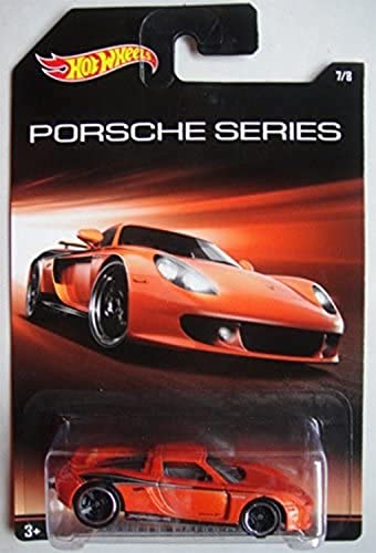 ホットウィール マテル ミニカー Hot Wheels Porsche Series Porsche Carrera GT 7/8, Orange