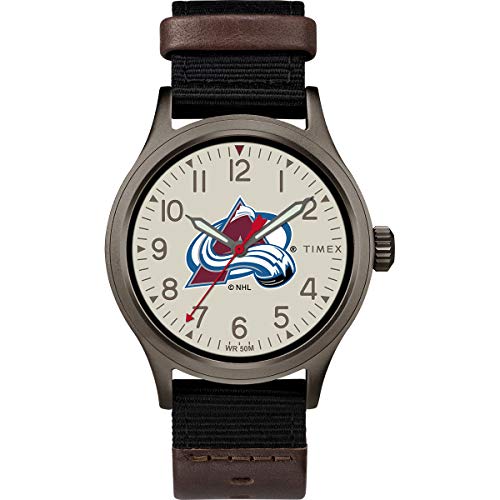 腕時計 タイメックス メンズ Timex Tribute Men's TWZHAVAMB NHL Clutch Colorado Avalanche Watch