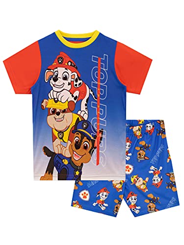 パウパトロール 子供服 パジャマ 半袖 4T 日本サイズ110相当 チェイス ラブル マーシャル 複数キ