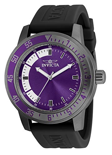 腕時計 インヴィクタ インビクタ Invicta Men's Specialty 45mm Silicone Quartz Watch, Black (Model: