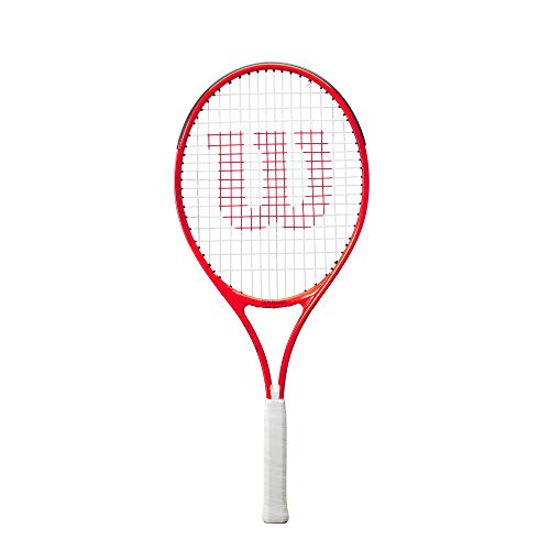 テニス ラケット 輸入 WILSON unisex teen Roger Federer racket, Red, 25 US