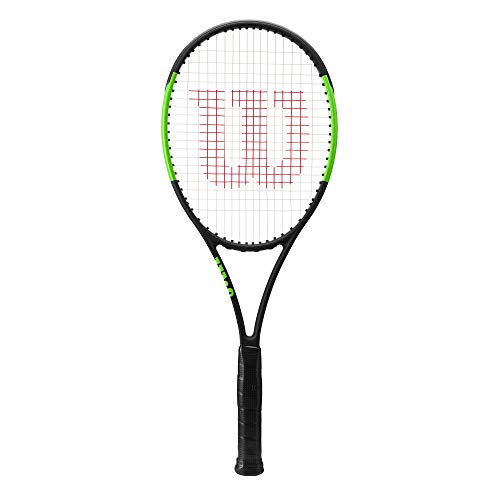 テニス ラケット 輸入 WILSON Sporting Goods Blade 98L 16X19 V2.0 - 4 1/8, Black/Green (WR057310U1)