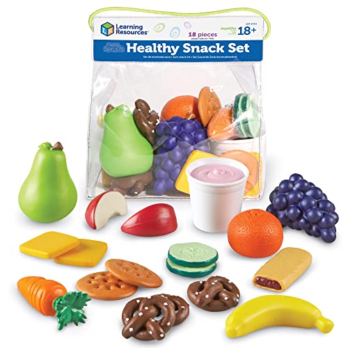 知育玩具 パズル ブロック Learning Resources New Sprouts Healthy Snack Set - Pretend Play Food for T