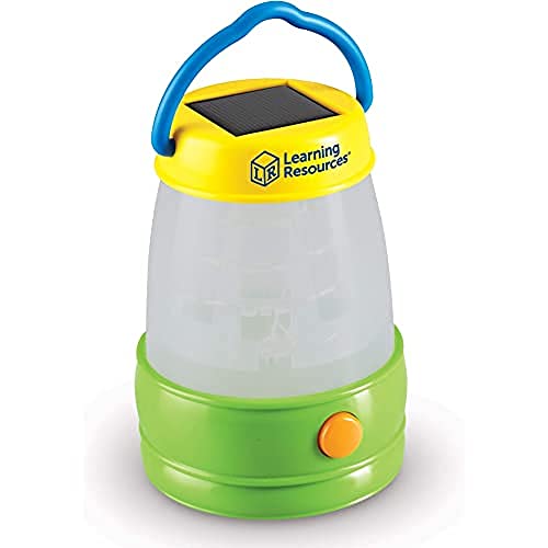 知育玩具 パズル ブロック Learning Resources Solar Lantern, Kids Camping Accessories, Easy-Grip Port