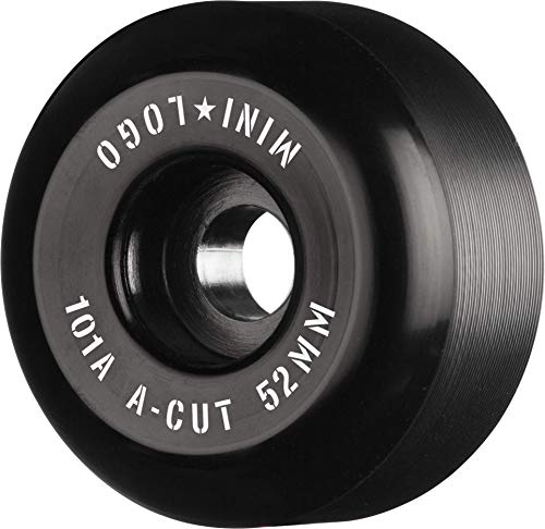 ウィール タイヤ スケボー Mini Logo Skateboard Wheels A-Cut '2' 52mm 101A Black