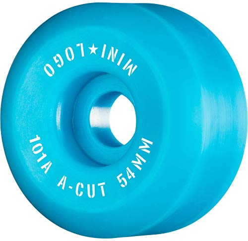 ウィール タイヤ スケボー Mini Logo Skateboard Wheels A-Cut '2' 52mm 101A Blue