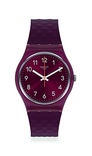 腕時計 スウォッチ メンズ Swatch REDNEL Quartz Red Dial Unisex Watch GR184