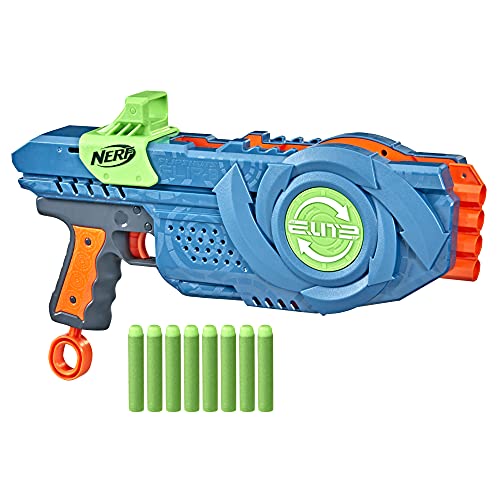 ナーフ アメリカ 直輸入 NERF Elite 2.0 Flip-8 Blaster with 8-Dart Capacity, Multicolor, Unisex Kid To