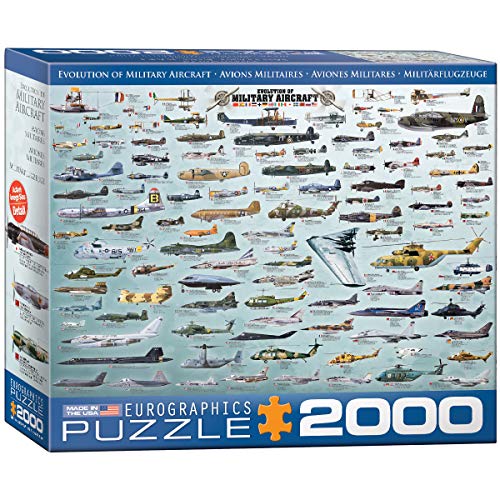 ジグソーパズル 海外製 アメリカ EuroGraphics Evolution of Military Aircraft Puzzle (2000-Piece) (