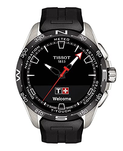 腕時計 ティソ メンズ Tissot Unisex T-Touch Connect Solar Antimagnetic Titanium Case Swiss Tactile Qua
