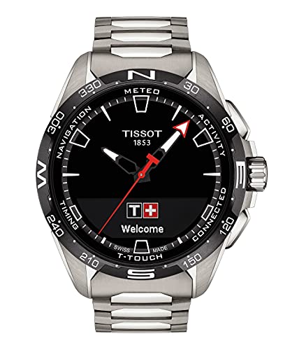 腕時計 ティソ メンズ Tissot Unisex T-Touch Connect Solar Antimagnetic Titanium Case Swiss Tactile Qua