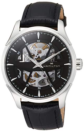 腕時計 ハミルトン メンズ Hamilton Jazzmaster Skeleton Automatic Men's Watch H42535780