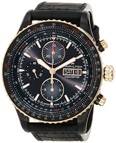 腕時計 ハミルトン メンズ Hamilton Watch Khaki Aviation Converter Swiss Automatic Chronograph Watch