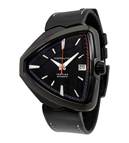 腕時計 ハミルトン メンズ Hamilton Ventura Elvis80 Automatic Black Dial Men's Watch H24585731