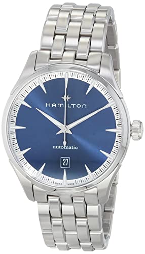 腕時計 ハミルトン メンズ Hamilton Watch Jazzmaster Swiss Automatic Watch 40mm Case, Blue Dial, Silv