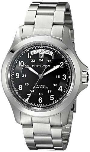 腕時計 ハミルトン メンズ Hamilton Men's H64455133 Khaki King II Black Dial Watch