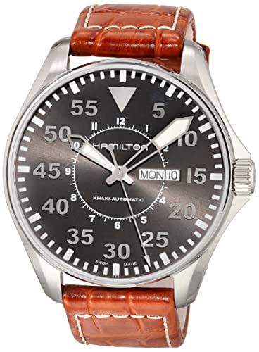 腕時計 ハミルトン メンズ Hamilton Watch Khaki Aviation Pilot Day Date Swiss Automatic Watch 46mm Ca