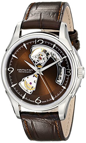腕時計 ハミルトン メンズ Hamilton Men's H32565595 Open Heart Marron Open Dial Watch