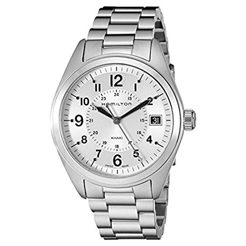 腕時計 ハミルトン メンズ Hamilton Men's H68551153 Khaki Field Analog Display Swiss Quartz Silver Wa