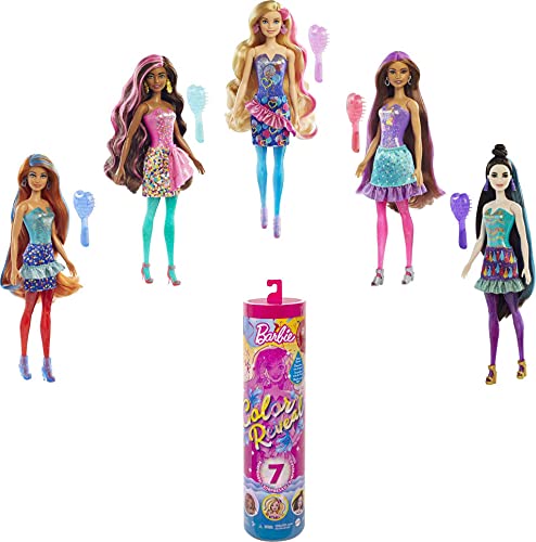 バービー バービー人形 Barbie Color Reveal Doll & Accessories, Party Series, 7 Surprises, 1 Barbie Do