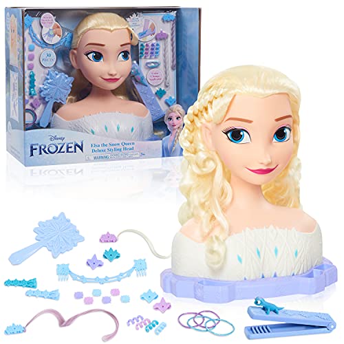 アナと雪の女王 アナ雪 ディズニープリンセス Disney Frozen Deluxe Elsa Styling Head, Blonde