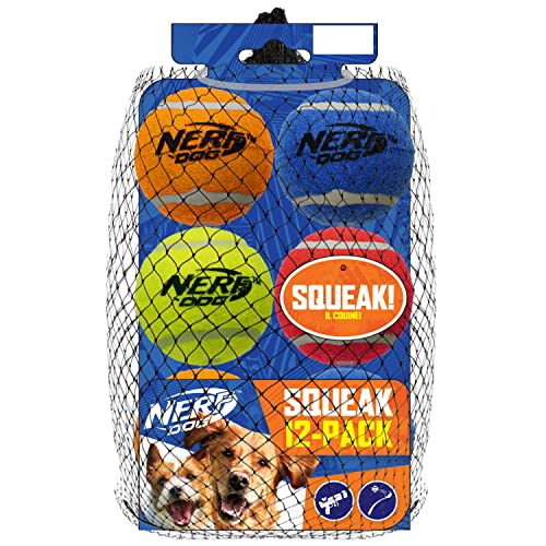 ナーフ アメリカ 直輸入 Nerf Dog 12-Piece Dog Toy Gift Set, Includes 2.5in Squeak Tennis Ball 12-Pack