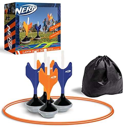 ナーフ アメリカ 直輸入 Nerf Soft Tip Lawn Dart Set, Outdoor Backyard Game for Kids & Adults, Include