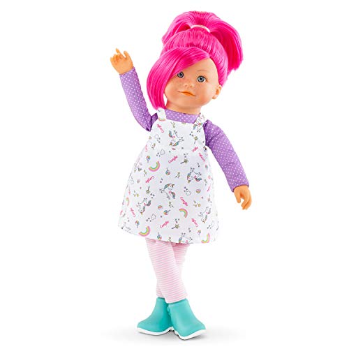 コロール 赤ちゃん 人形 Corolle - Rainbow Doll Nephelie 16 Soft Body Rag Doll - Easy-to-Style Long,
